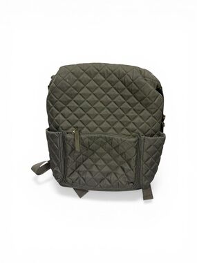 Tommy Bahama Quilted Olive Backpack with Front Pocket